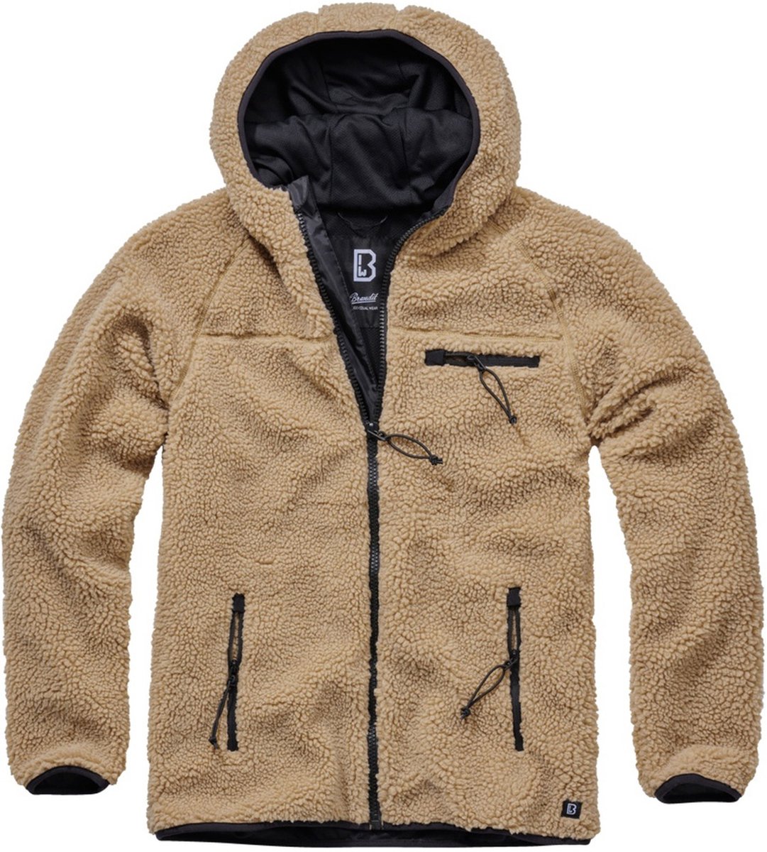 Brandit - Teddyfleece Worker Jacket - L - Beige