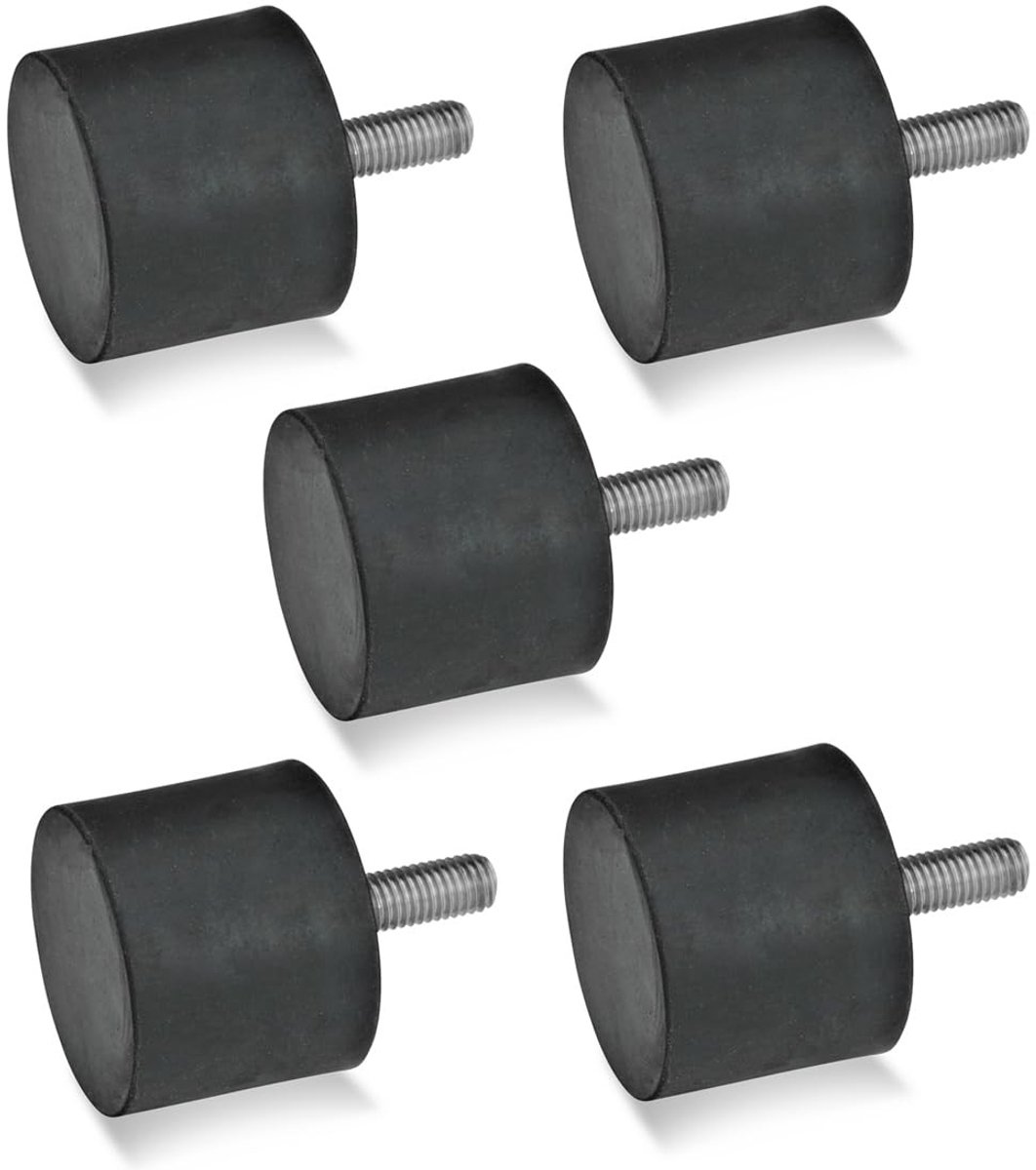 Rubber Stopbuffers Set - 5 Stuks - 30 mm