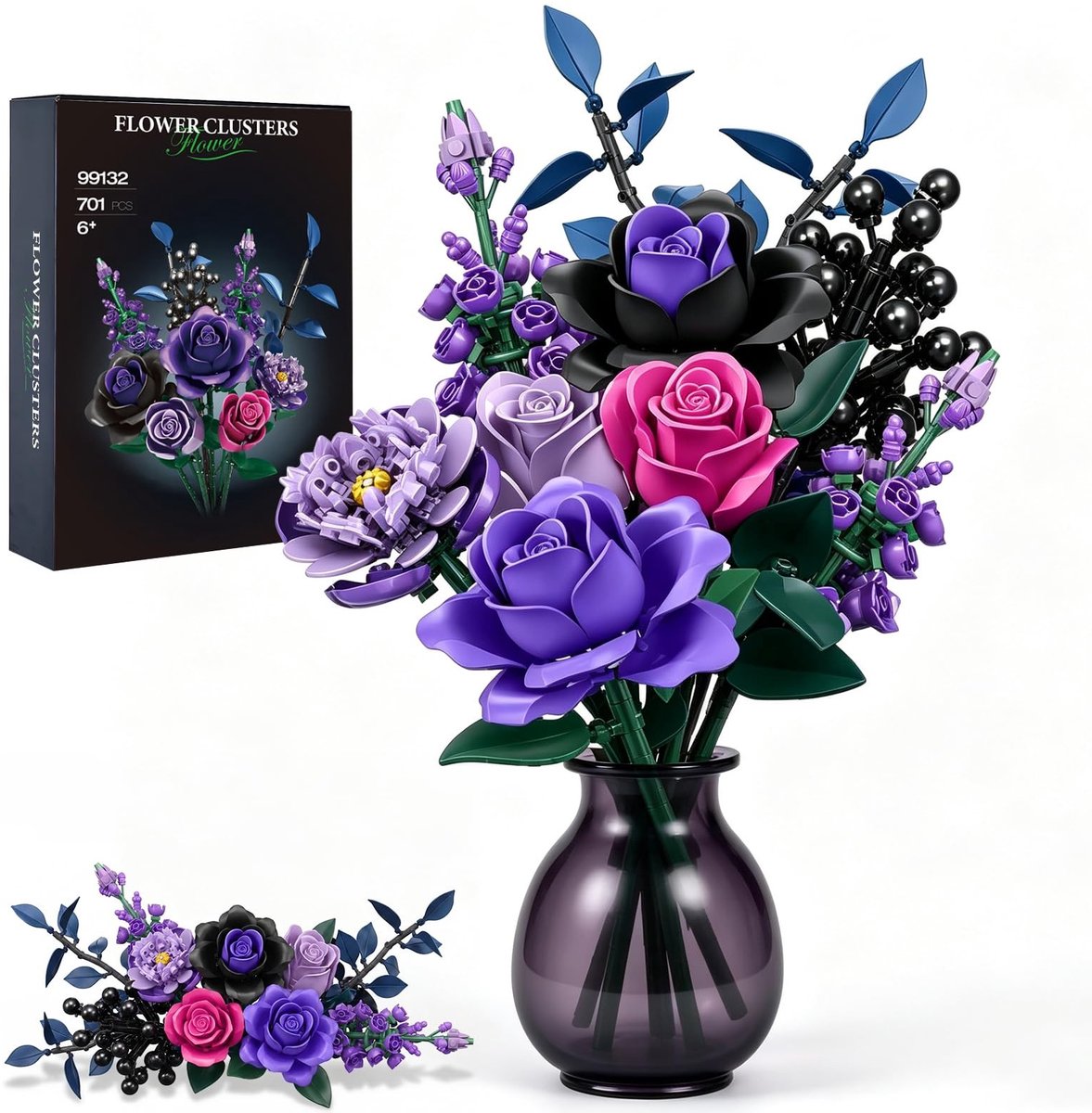 Bouquet Bouwset - Kunstmatige Rozen voor Decoratie en Geschenken