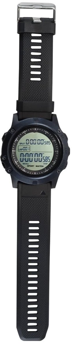 Multifunctionele Sport Timer - Stopwatch, Alarm, Metronoom - Zwart