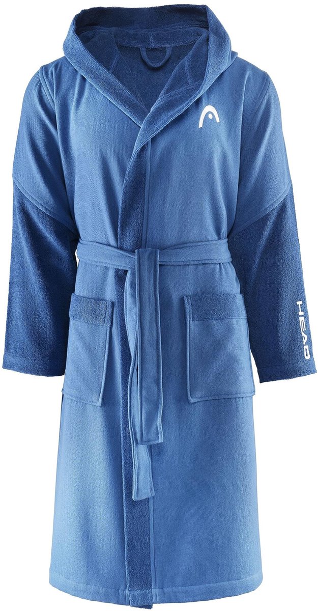 Badjas met Kap voor Volwassenen - Ocean Navy Kleur
