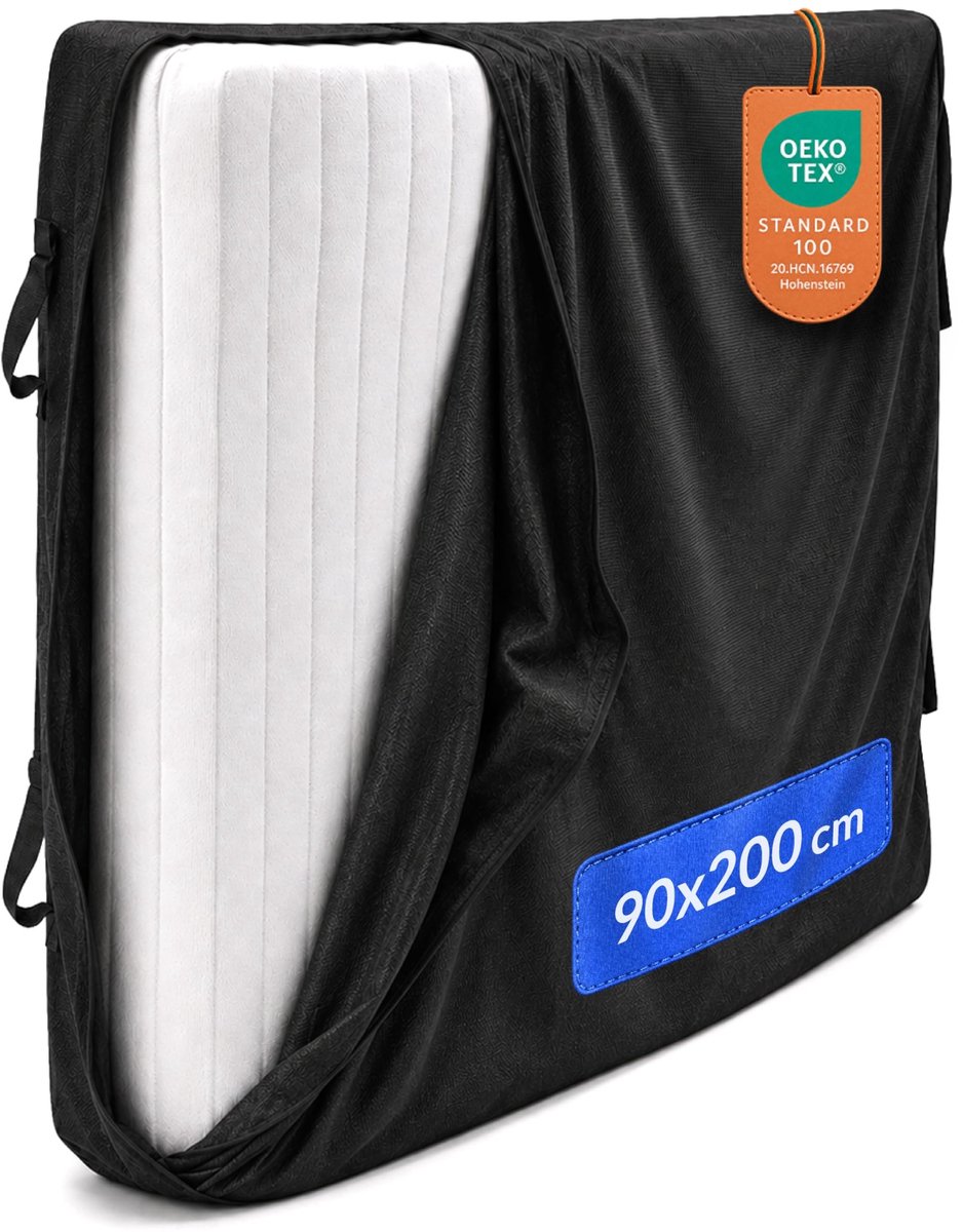 Mobiele Matrasbescherming - Waterdicht - 90x200 cm - Inclusief Handvatten