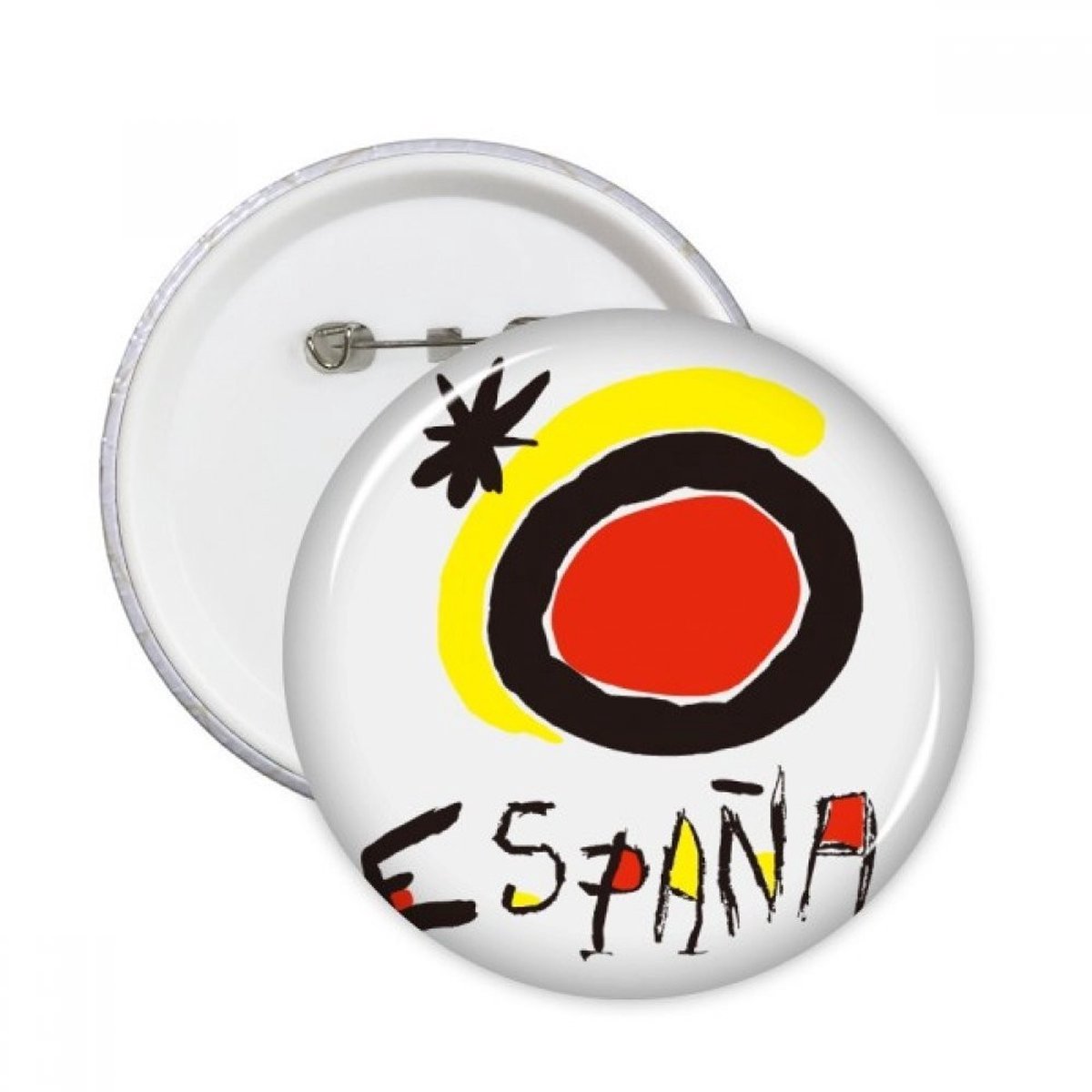 Badge knopen set - Ronde decoratie - 5 stuks XL
