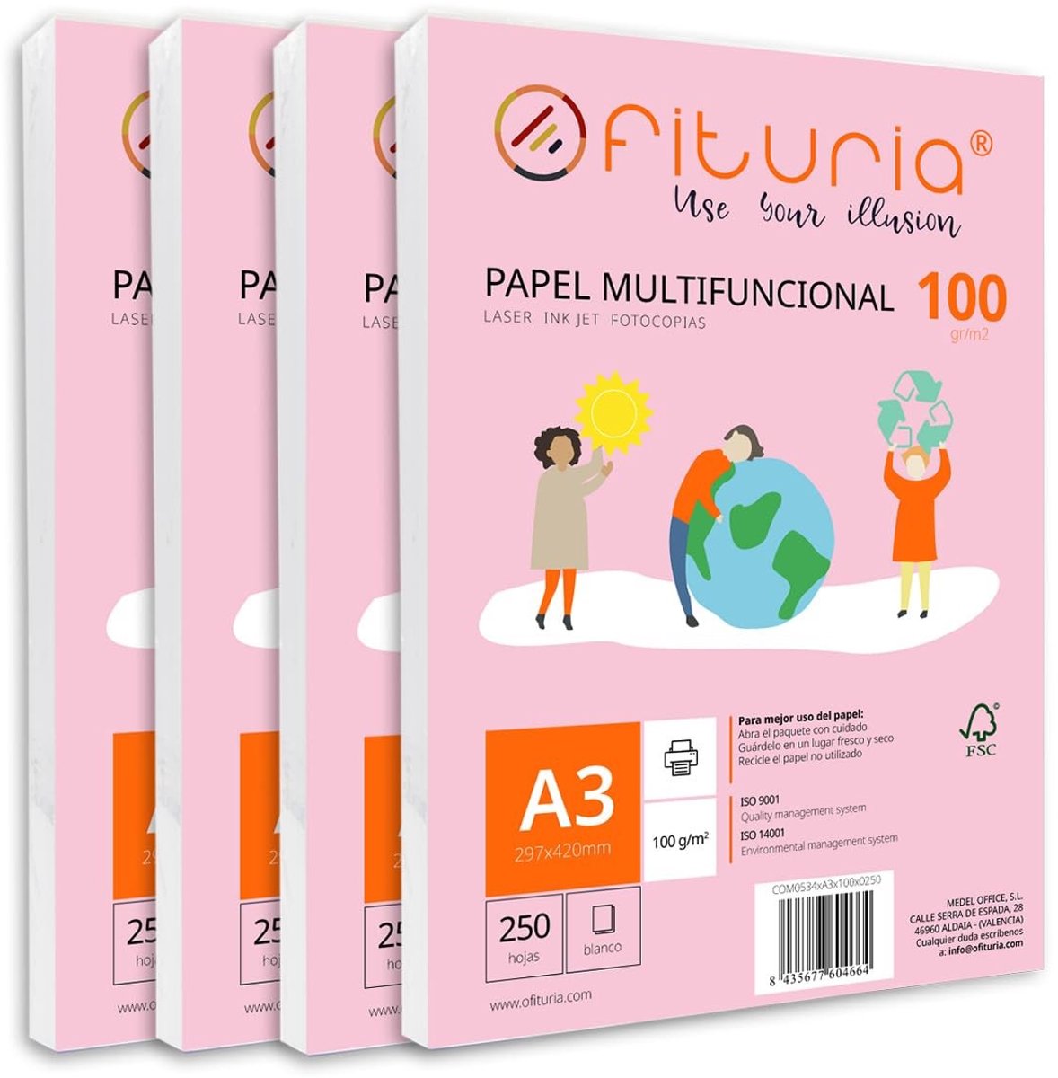 A3 Papier - Multifunctioneel - 100 g/m² - 1000 Vellen
