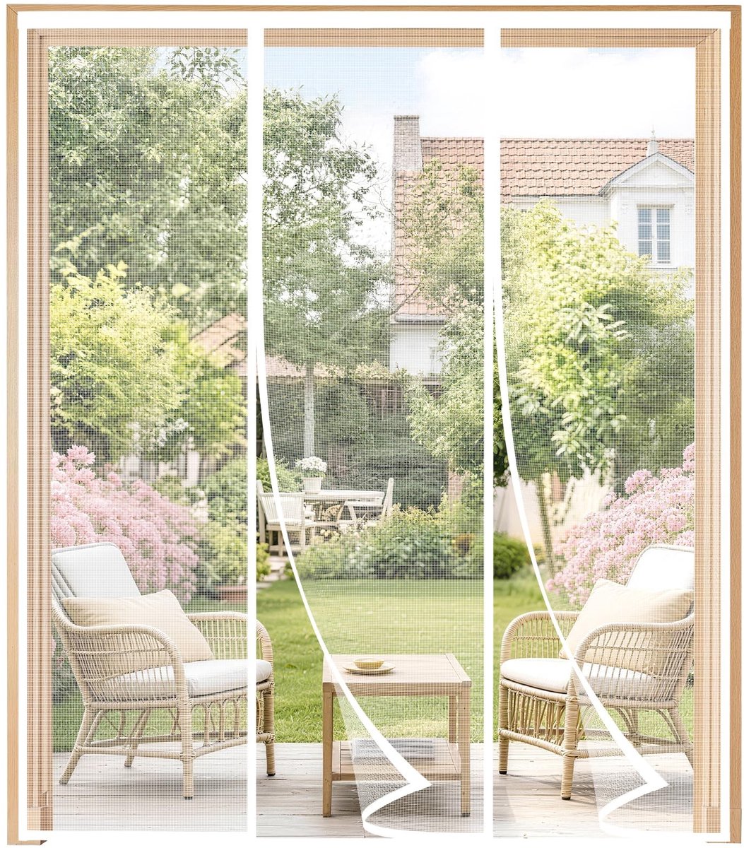 Magnetisch Hor voor Dubbele Deuren 180 x 210 cm - Zelfsluitend Design