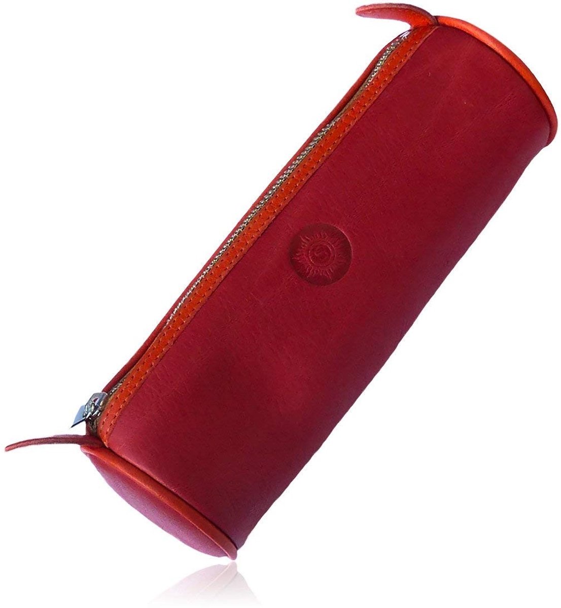 Pennenrol - Leer - Rood/oranje