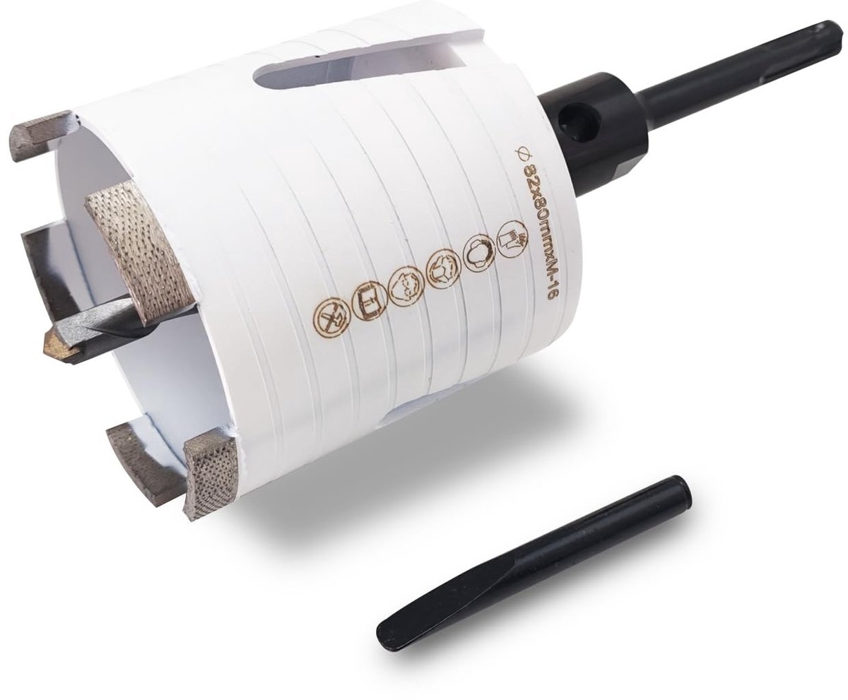 Diamant Boor 82 mm - Voor Beton en Baksteen