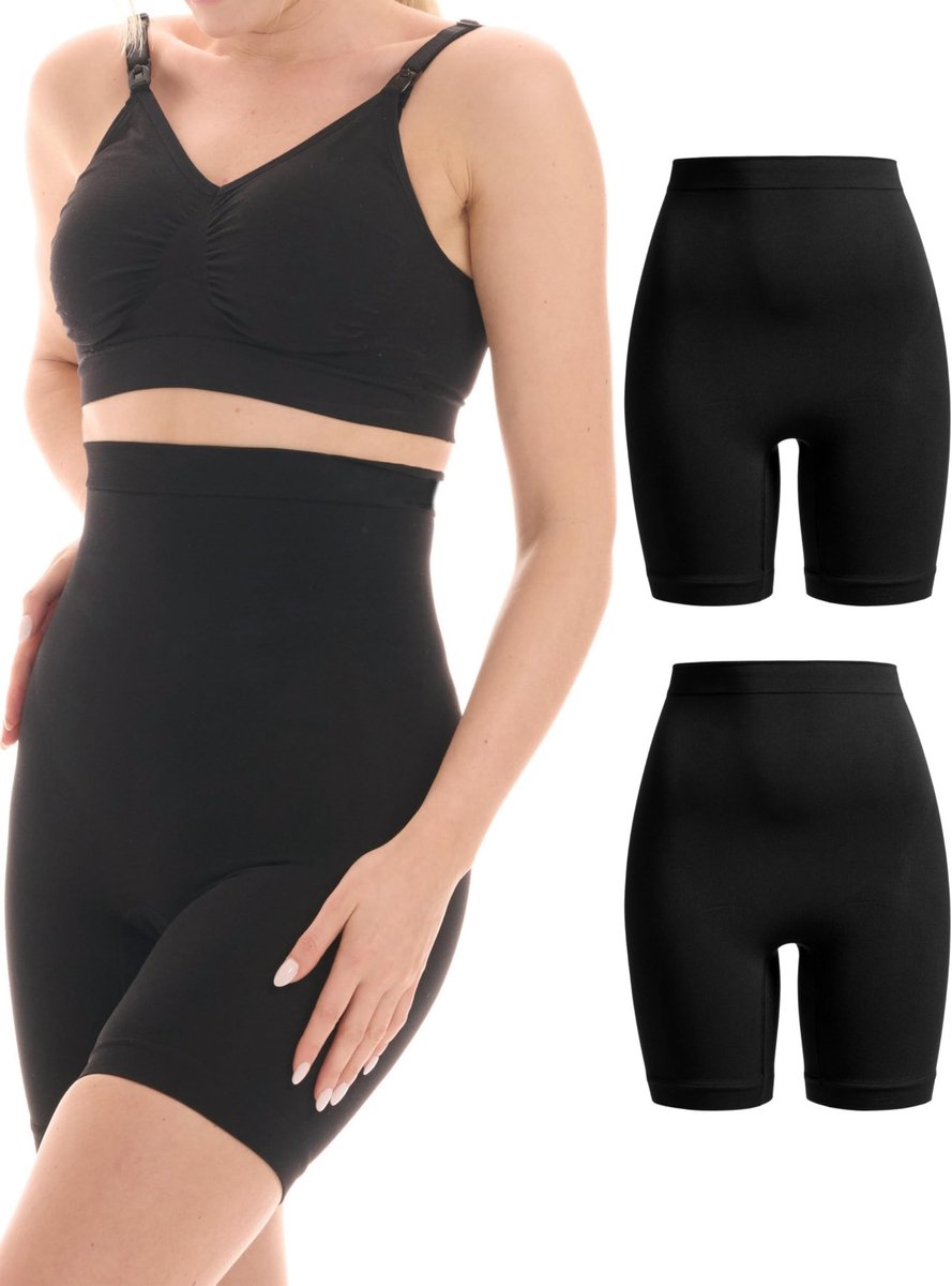 Shapewear Ondergoed - Naadloze Buikonderbroek - Zwart - Set van 1