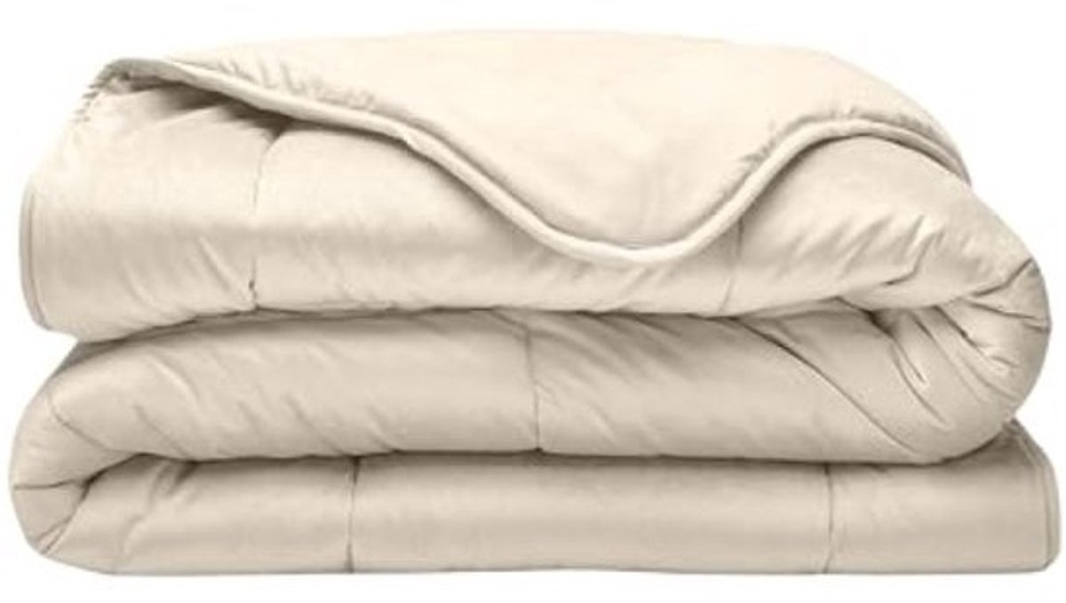 Dekbed zonder Overtrek - Superzacht Velvet - Taupe/Grijs - Tweepersoons - 200 x 200 cm - Wasbaar & Drogergeschikt - Hotel Chique