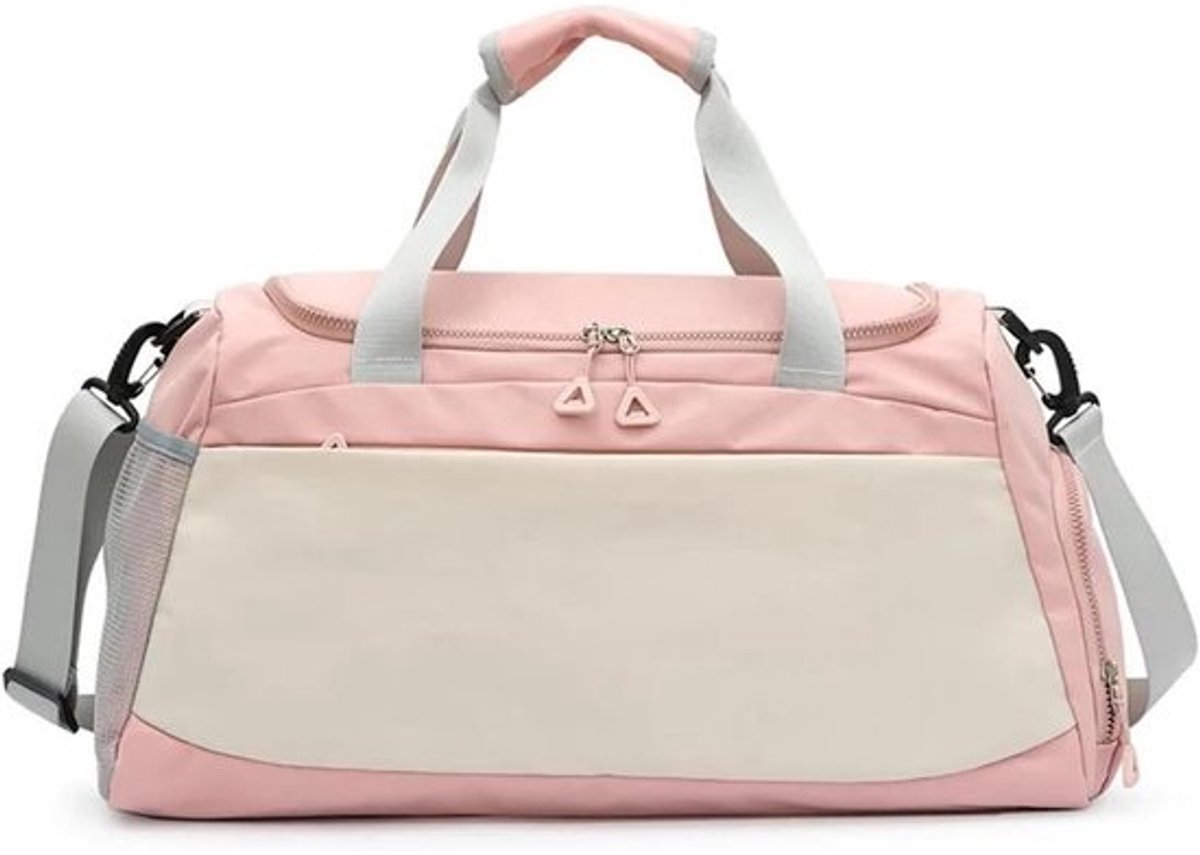 Grote Gymtas - Sporttas Reistas - Sport en Reizen - Waterafstotend Materiaal - 50 x 27 x 23 cm - Roze