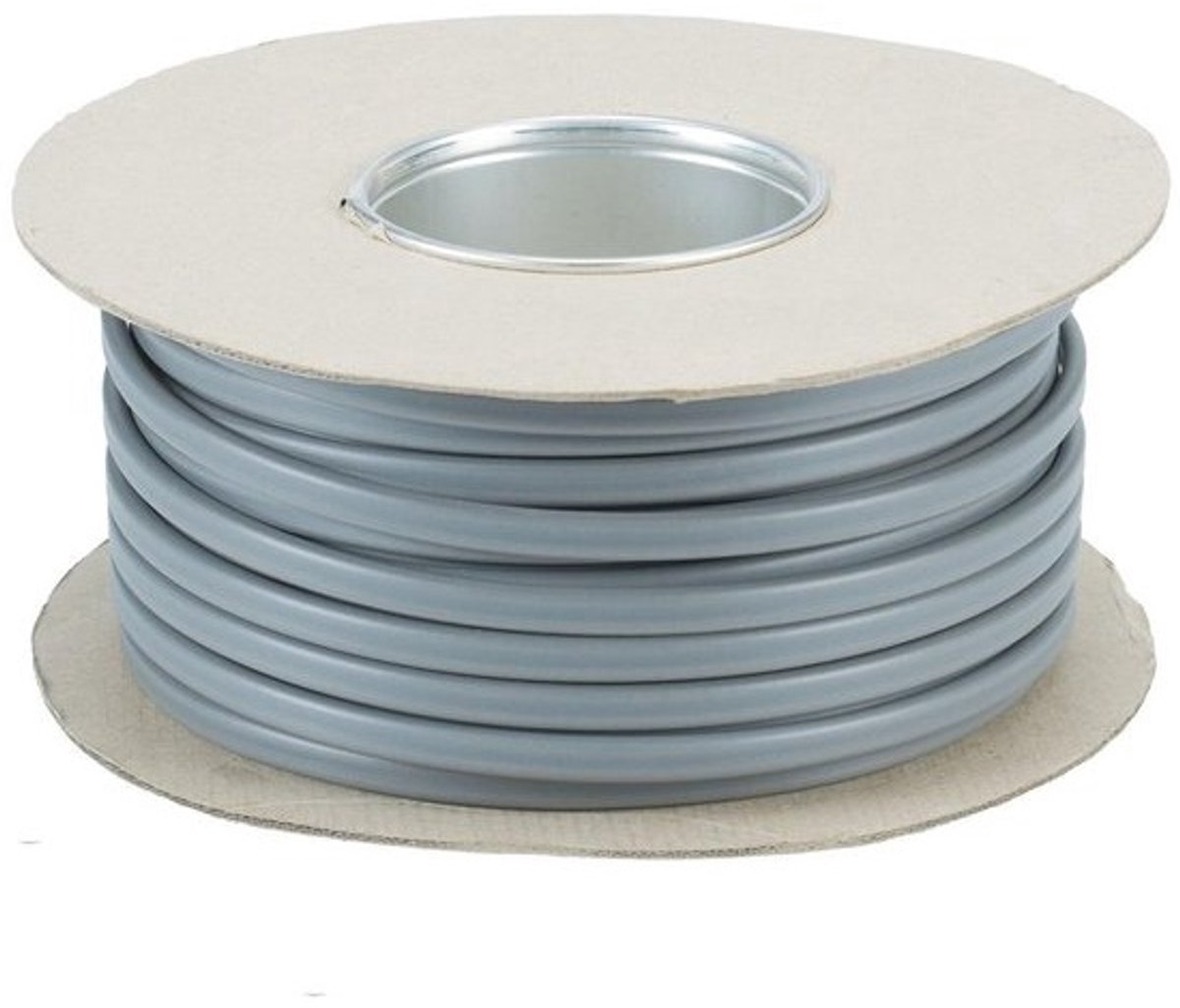 Elektrische Kabel - Stroomkabel Stroomdraad - Verlichting Installeren - Plat voor Gips - 5 Meter - Grijs