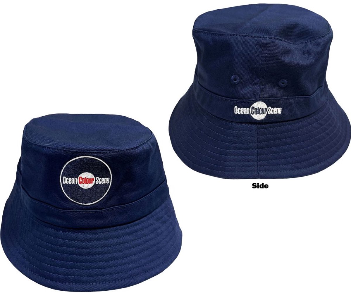 Ocean Colour Scene - Classic Logo Bucket hat / Vissershoed - S/M - Donkerblauw