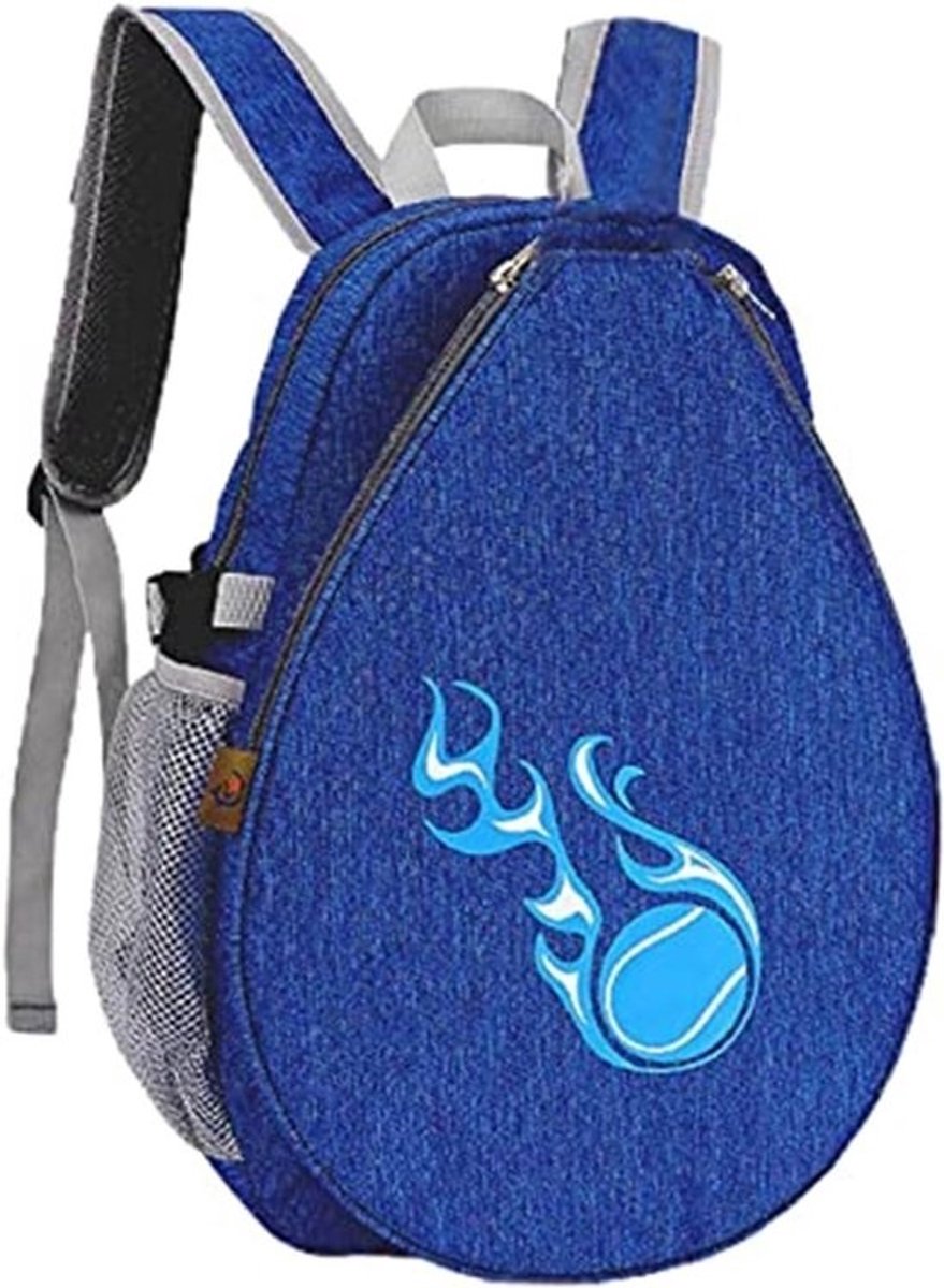 Kid Sport Rugzak - Tennis Tas Kinderen - Sport Spullen Opslag - Ventilatie Schoen Compartiment - 40x28x15 cm - Donkerblauw