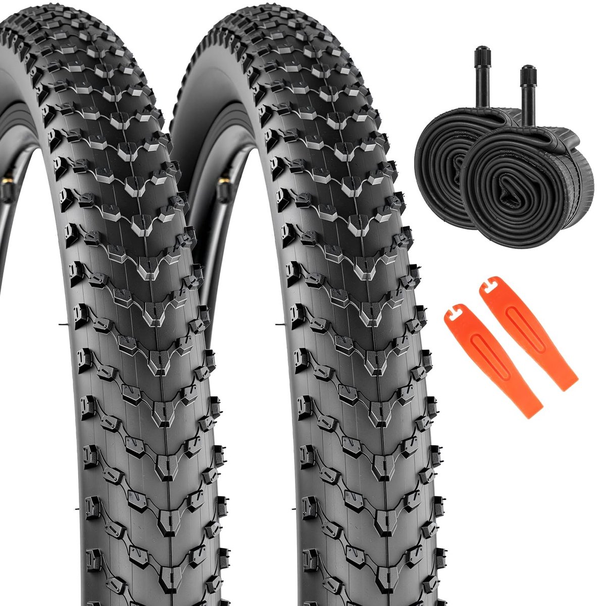 Fietsbanden 20 x 2.4 / 24 x 2.4 / 26 x 2.4 / 27.5 x 2.4 / 29 x 2.4 - Zwart