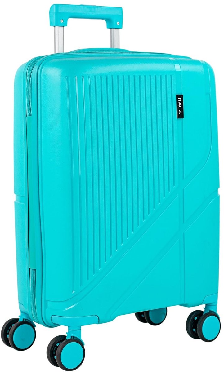 Reisbagageset - Robuuste en functionele koffers - Turquoise - 55 cm