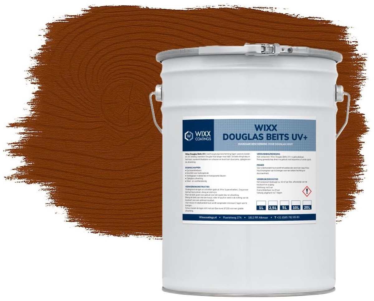 Douglas Beits UV+ - Teak - 1L - Transparant