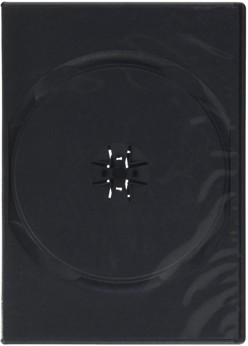 DVD Case voor 6 Schijven - Zwart - Verpakking van 5