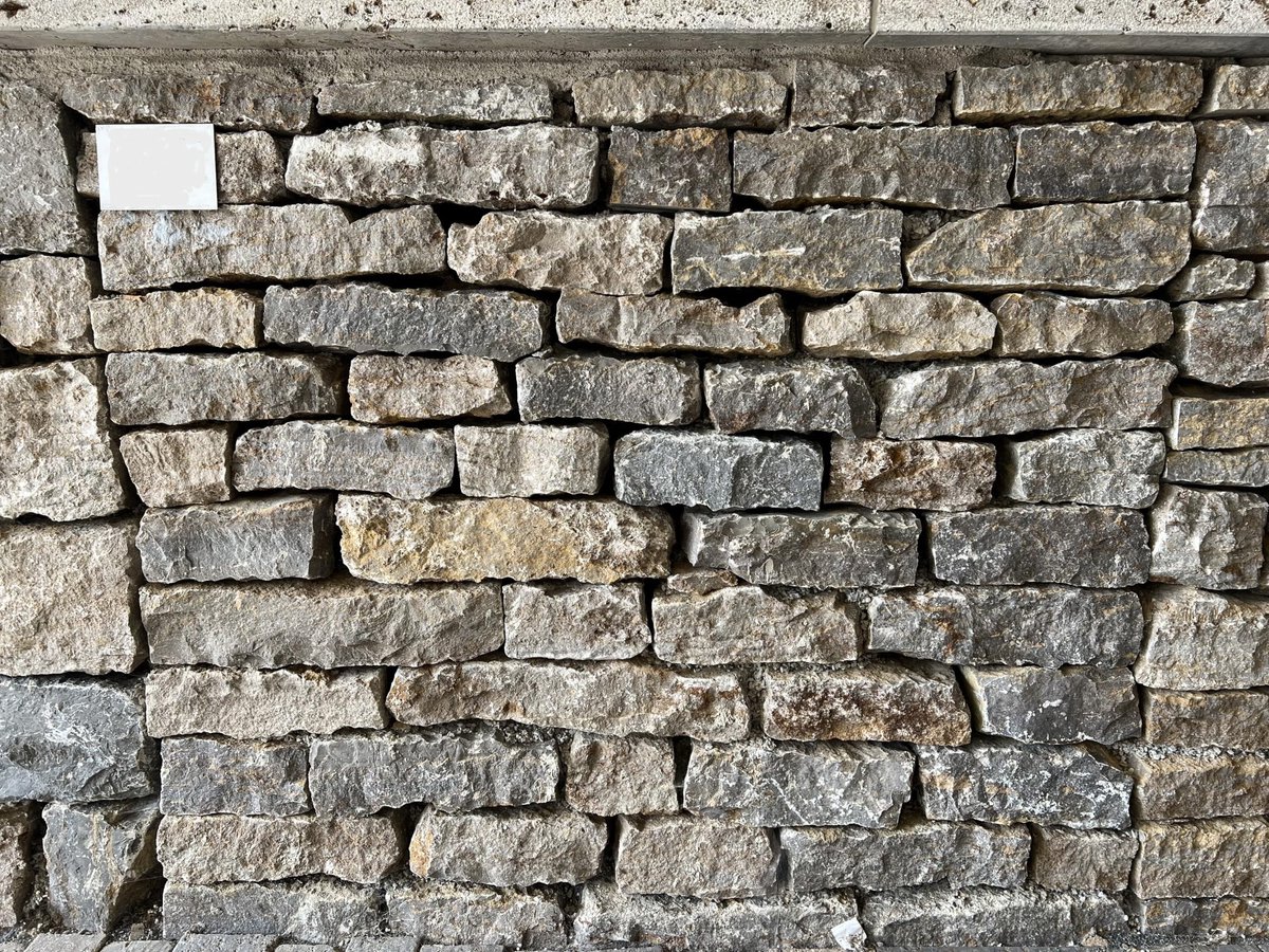 Natuurlijke Wandstenen - Frankische Schelpkalk - 30 x 10 x 10 cm