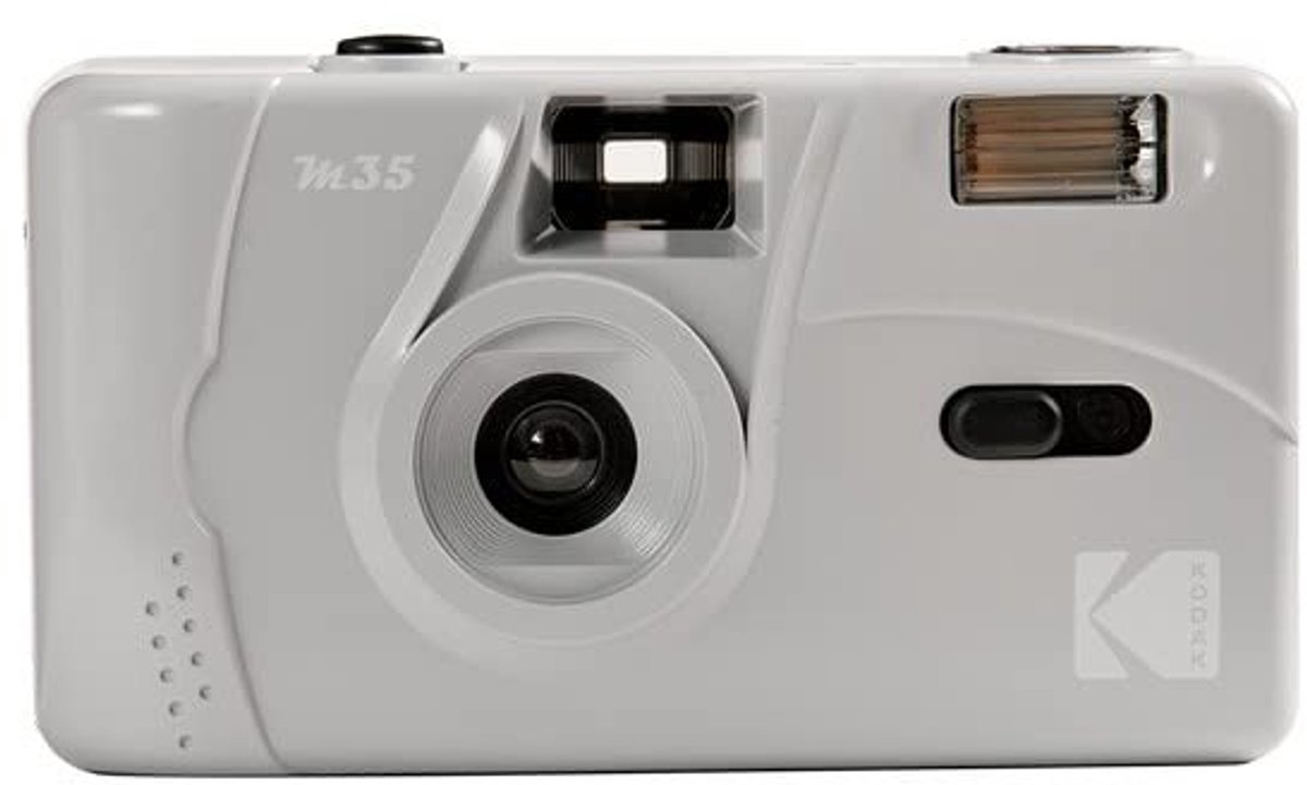 Oplaadbare Camera - 35mm met Vast Groothoekobjectief, Grijs