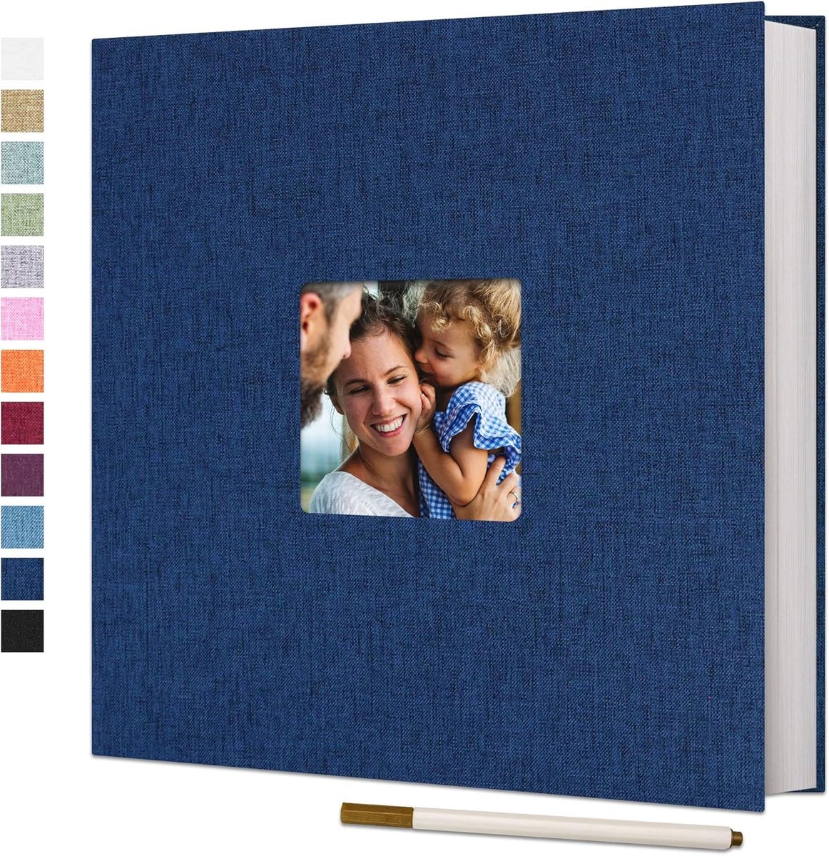 Groot Zelfklevend Fotoalbum voor Herinneringen - Magnetisch Scrapbook Album met 40 Pagina's voor Foto's en Creatieve Projecten