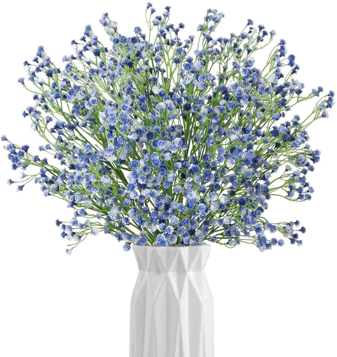 Kunstbloemen Gypsophila - Blauw 10 Stuks