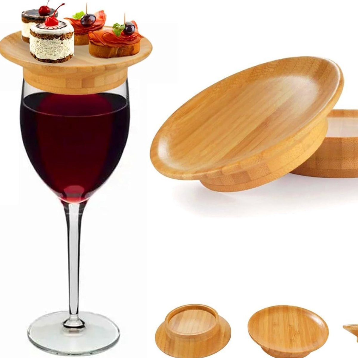 Wijnglas Charcuterie Toppers - Set van 4 voor Voorgerechten