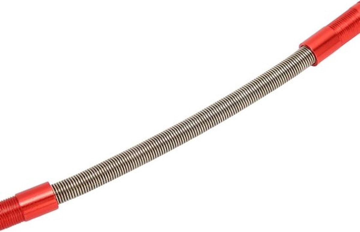 Lente Gezichtshaar Verwijderaar Set - Roestvrij Staal Threading Ontharing - Rood Zwart