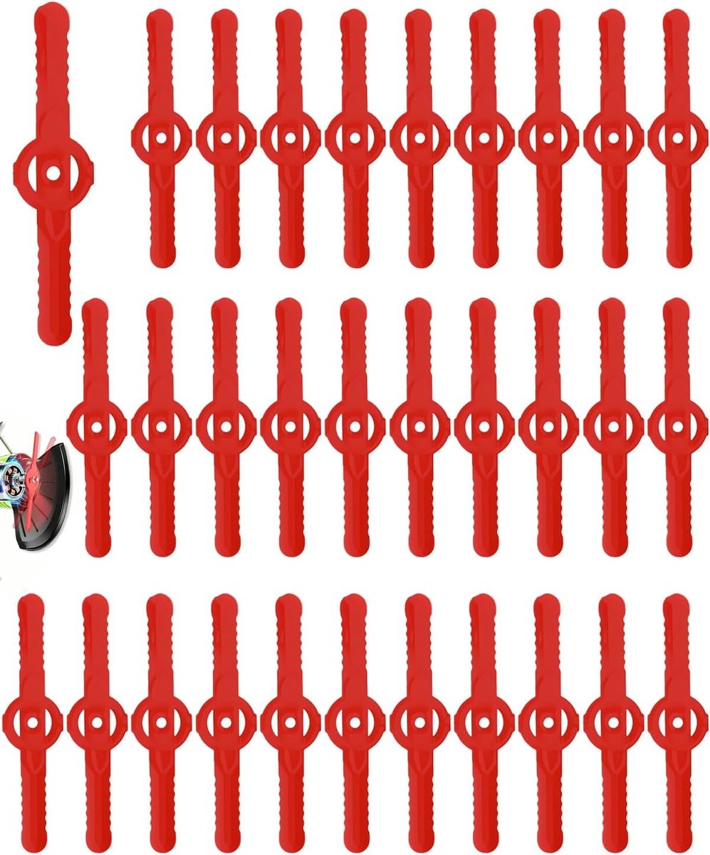 Reservemesjes voor efficiënte snijprestaties, rechte rand, 30 stuks, robuuste kunststof voor eenvoudig onderhoud en vervanging