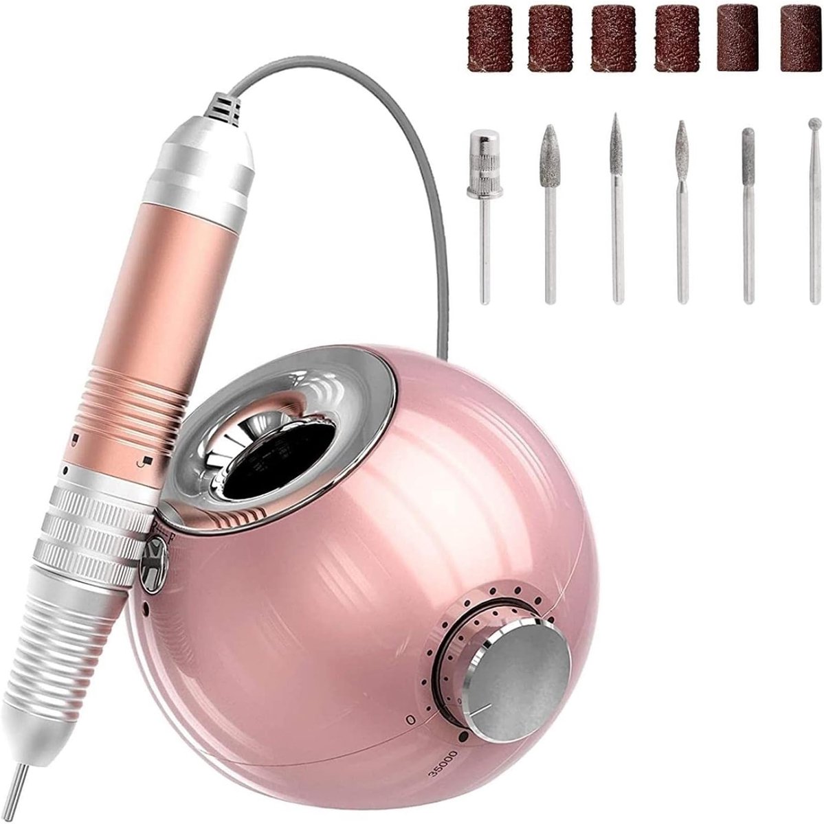 Thijox - Professionele Nagelboor Set voor Manicure en Pedicure - Elektrische Nagelboor 35.000 RPM - Laag Geluidsniveau en Trillingen - Geschikt voor G