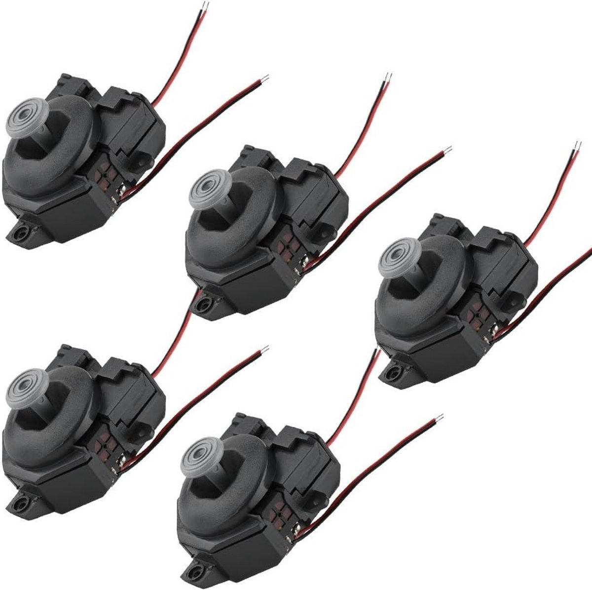 Vervangende 3D Thumbsticks voor N64 Controller - 5 Stuks Joystick Grips en Reparatie Kits voor Gaming