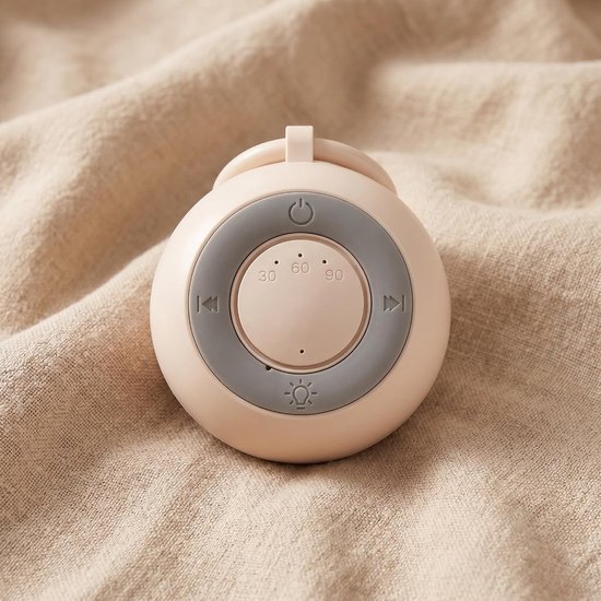 Portable White Noise Sound Machine, 15 Soothing Nature Sounds Smart Cry Sensor Sleep Soother with Soft Night Light, Clip On Design for Travel Stroller Indoor Outdoor Use(Blue) — afbeelding 3