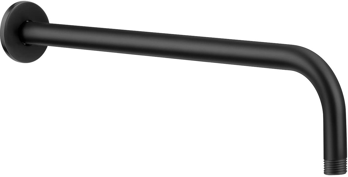 Dailygoods - 40 cm douche-arm, ronde wandarm, douchekop verlengarm, ronde douchearm van roestvrij staal, geventileerd, eenvoudig en elegant voor hoofddouche, grote douchekoppen