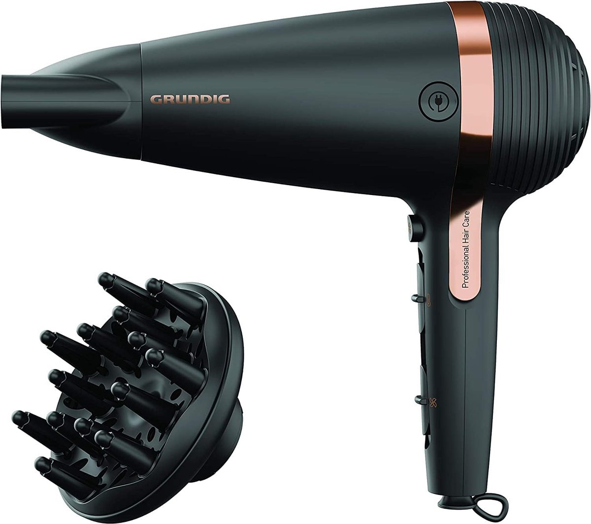 Thijox - HD7081 Haardroger 2100W Met Intrekbare Kabel, 3 Temperatuurstanden, Koudstand voor Stijlvol Haar, Ionic Technologie, Ruimtebesparend, Perfect