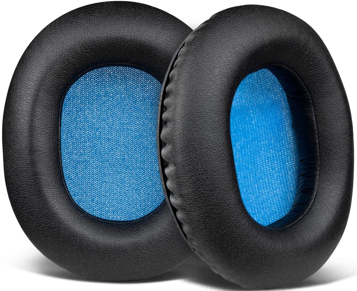 Dailygoods - SOULWIT vervangende oorkussens voor Sennheiser HD6 Mix/HD7 DJ/HD8 DJ-koptelefoon, oorkussens met zachter eiwitleer, geluidsisolerend schuim met hoge dichtheid