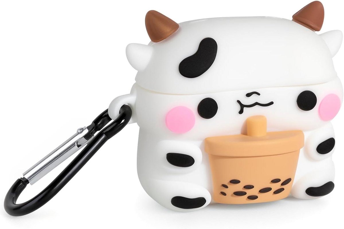AirPods 4 Hoesje - Oplaadhoes Beschermhoes - Draagbare Bescherming - Schattig 3D Ontwerp - 5.6 x 5.6 x 1.5 cm