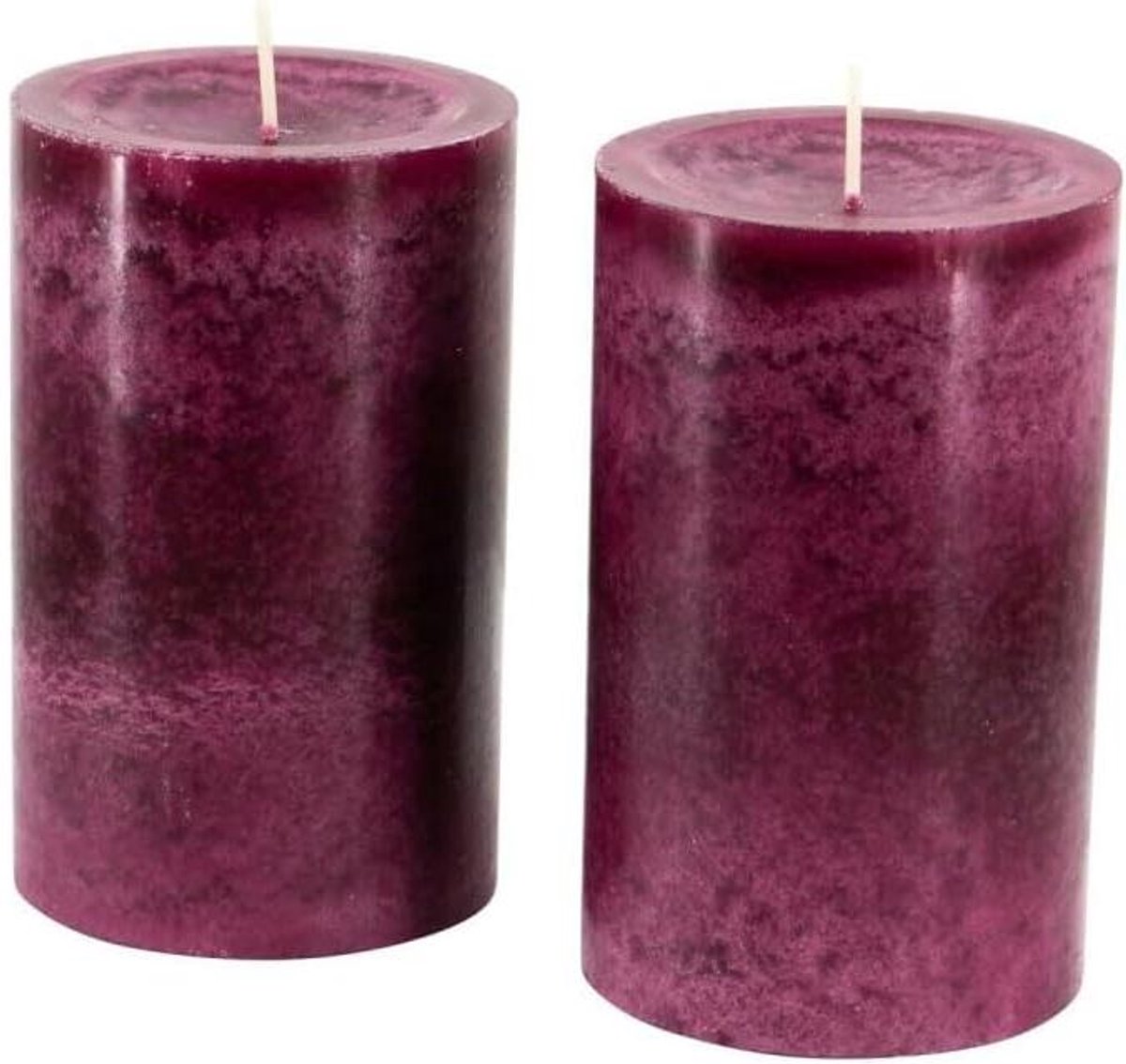 Trendkaarsen Stompkaarsen - Adventskaarsen Kerstkaarsen - Sfeervol Huis - Groot Breed formaat - Hoogte 13cm Ø 8cm - Erika