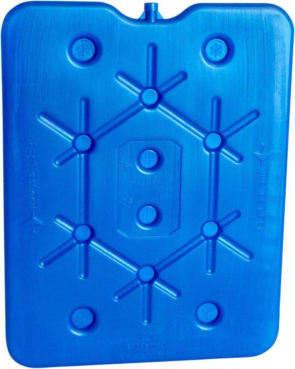 XXL Koelelement - Vriesboard Koelpad - Koel Houden - Extra Plat Ontwerp - 800 ml 32x25 cm - Blauw