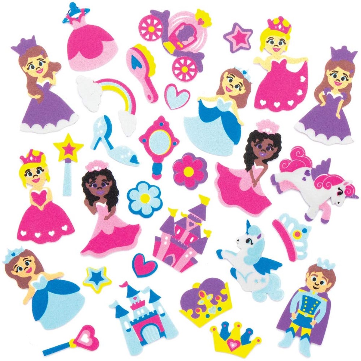 Foam (12 stuks) Knutselspullen en Stickers voor Kinderen
