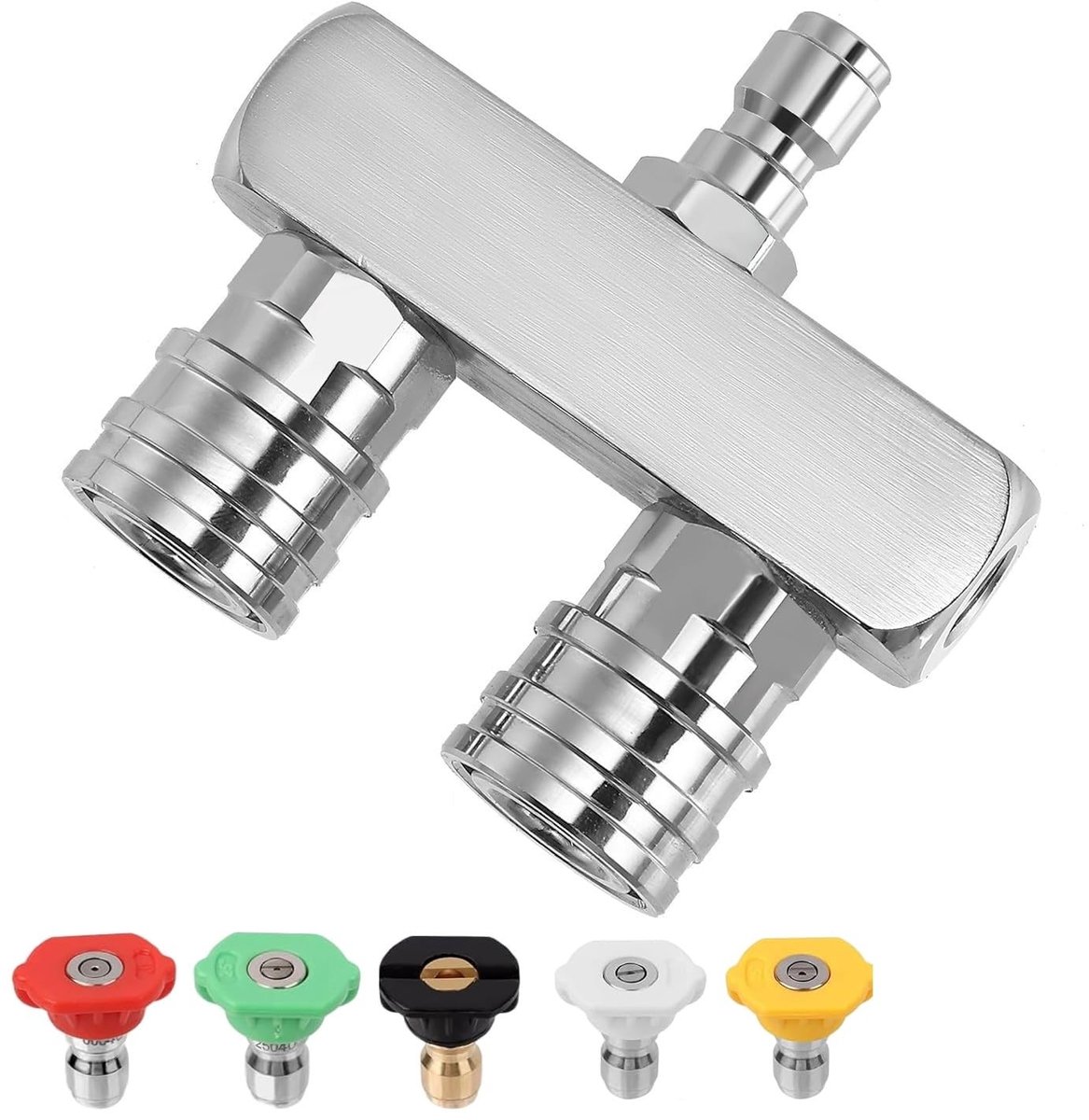 Dailygoods- Turbo Nozzle 4000 PSI - Hogedrukreiniger Accessoires - Dubbele Turbine - Multifunctioneel - Voor Auto/Garden - Betrouwbare Prestaties