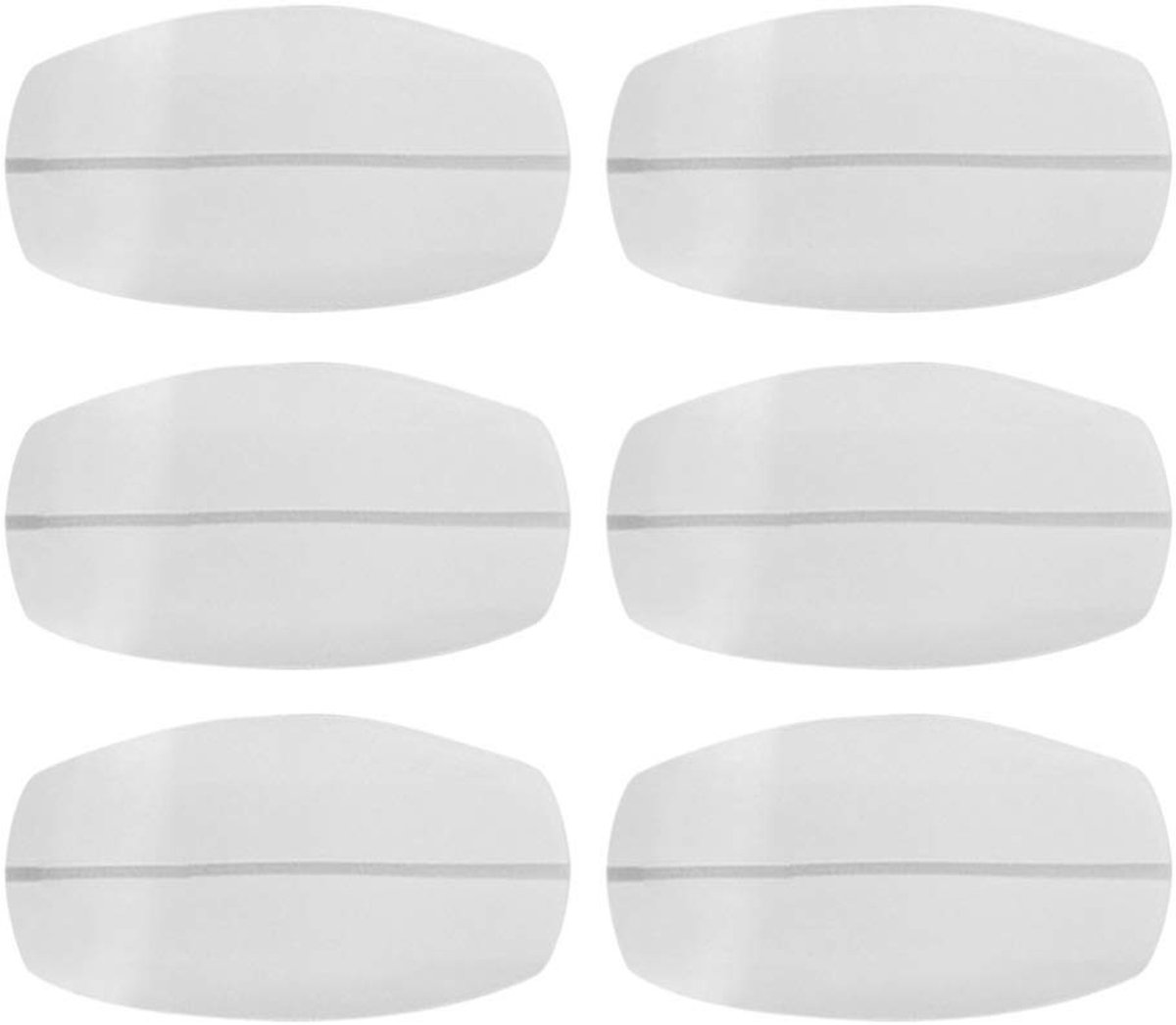 Dailygoods - Schouder Push-up Pads - Siliconen Comfortkussens - Ondersteunend en Vormgevend - Wit - Beha Kussen - Geschikt voor Dames - 6 Stuks