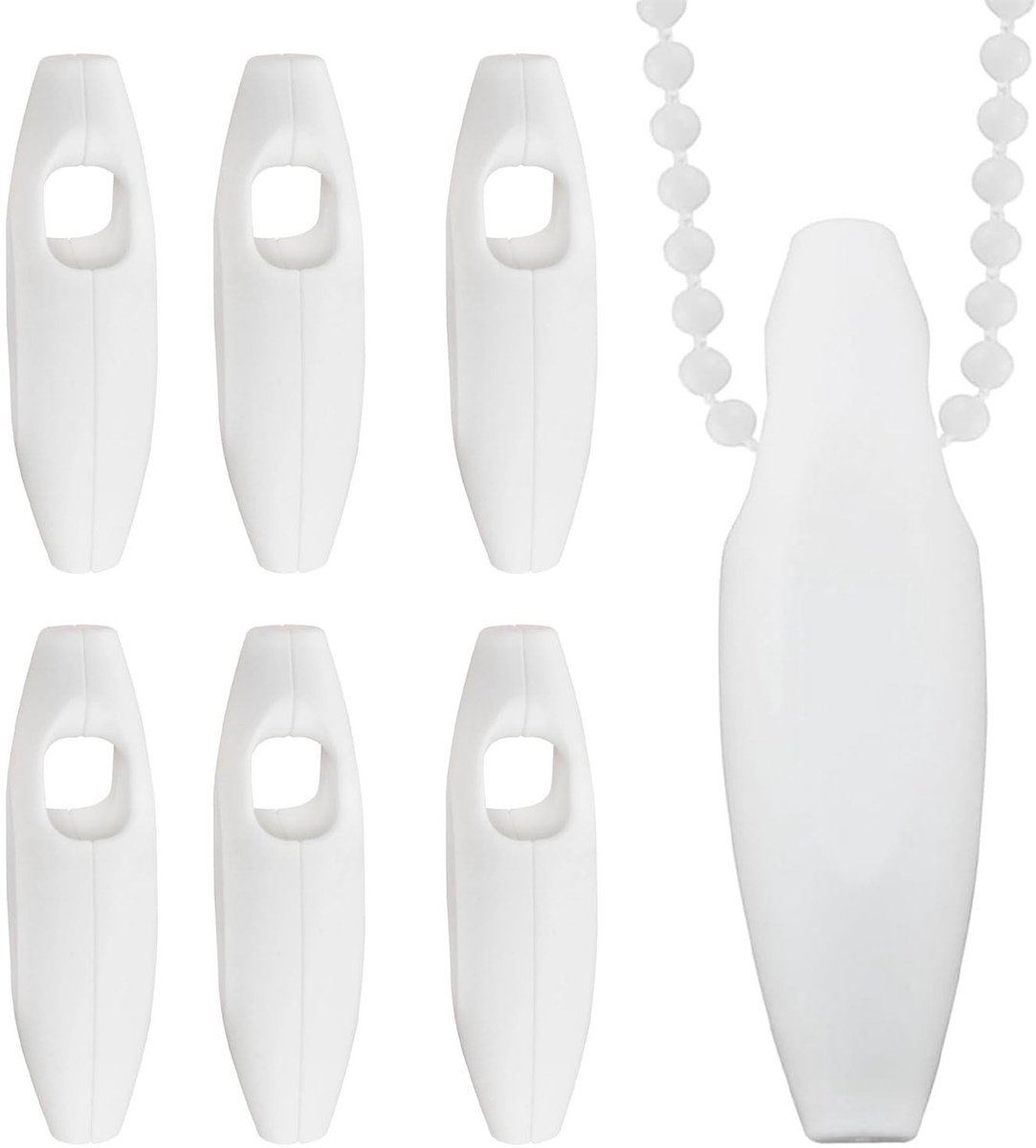 Dailygoods- Rolgordijngewicht 6 Stuks - Gordijngewichtjes - Kettingverzwaarder - Jaloezieën - Lichtgewicht - Ruimtebesparend - Gordijngewicht