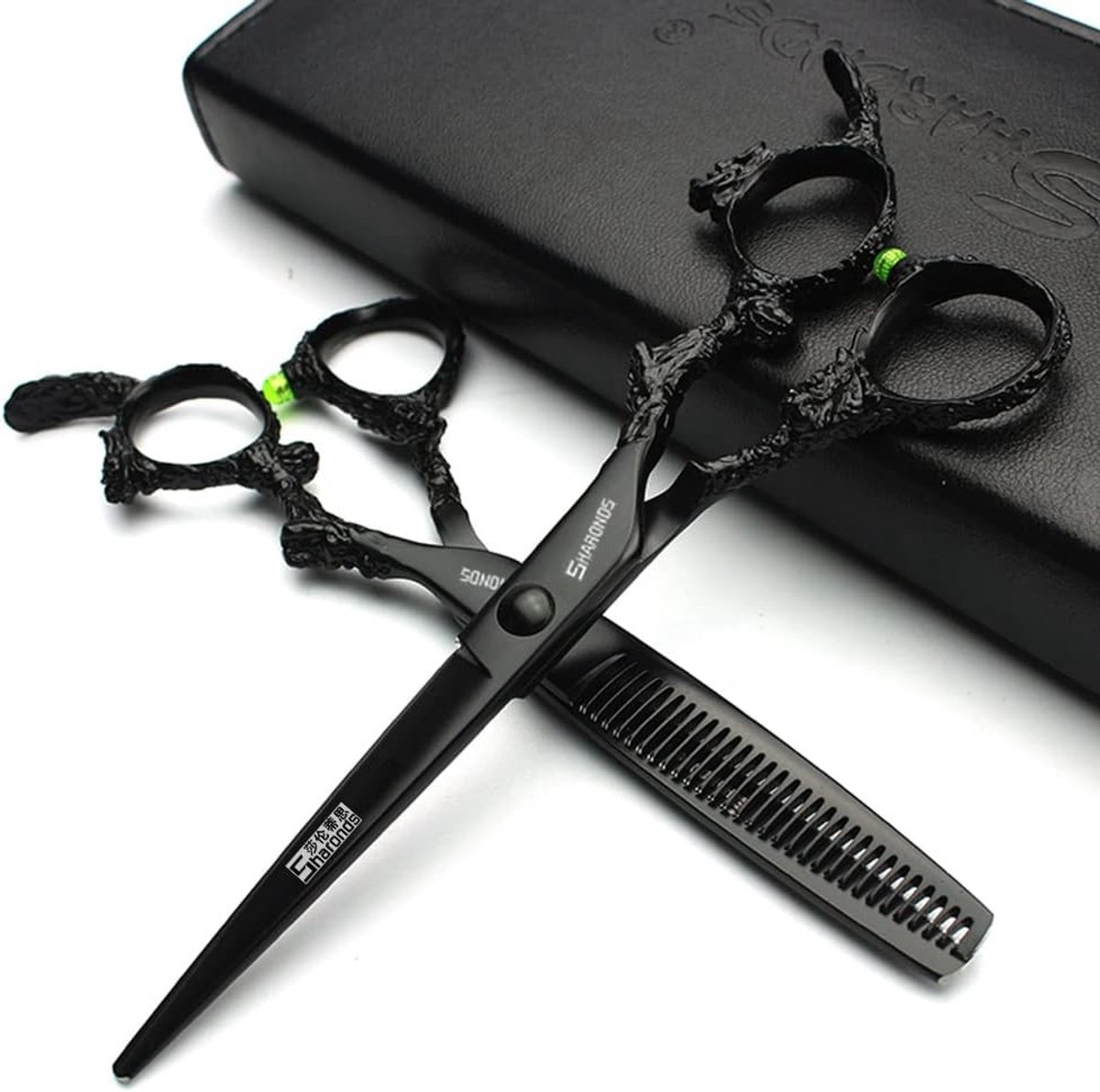 Professionele Kappersscharen van 6 tot 9 Inch - Knip- en Thinningschaar van Japanse 440C Roestvrijstaal voor Precisie en Duurzaamheid