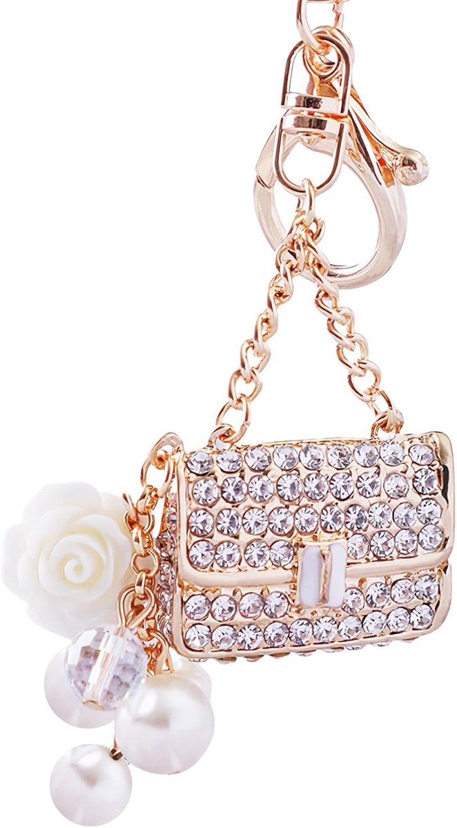 Autosleutelhanger voor meisjes en vrouwen - Bling - Glitterend design - Perfect als cadeau - SnelShoppen