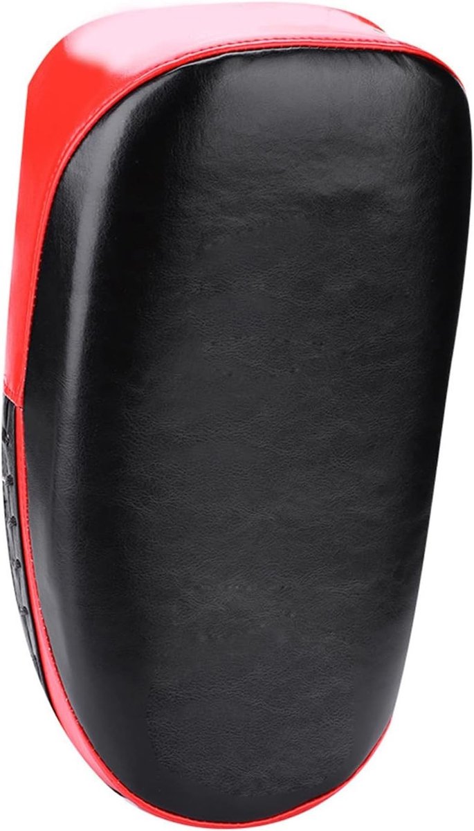 Verstelbaar Punching Curve Pad voor Muay Thai en Bokstraining - Zwart/Rood Schokabsorberend Training Schild