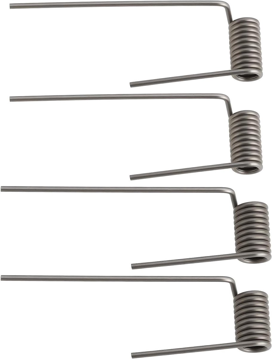 Brievenbusveren - Klepveren - Brievenbus Reparatie - 2 Maten Inclusief - 4 Stuks - Metaal