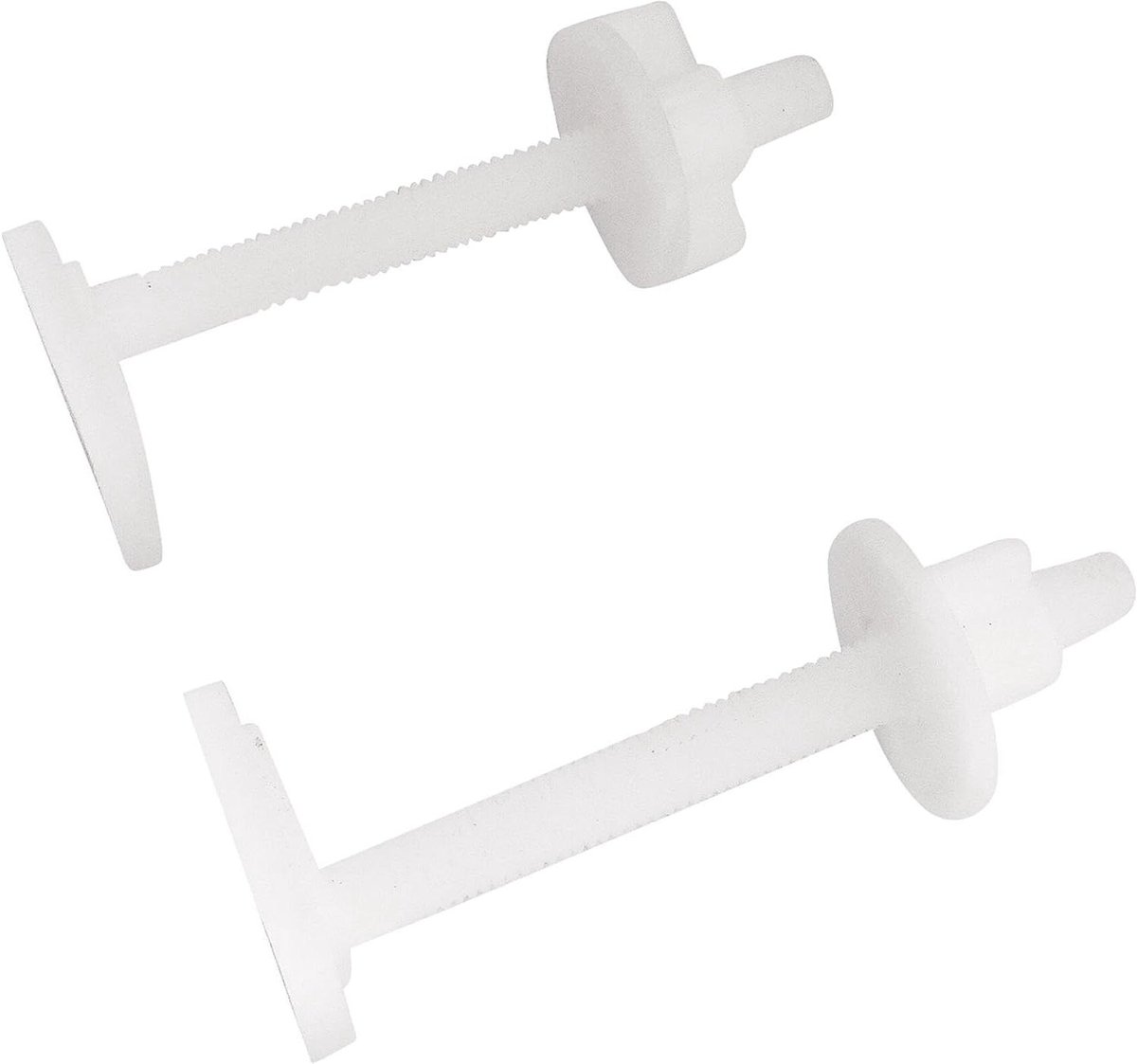 Toiletbril Bevestiging - WC-bril Houder - Toilet Reparatie - Eenvoudige Installatie - 75 mm Schroeven - Grijs