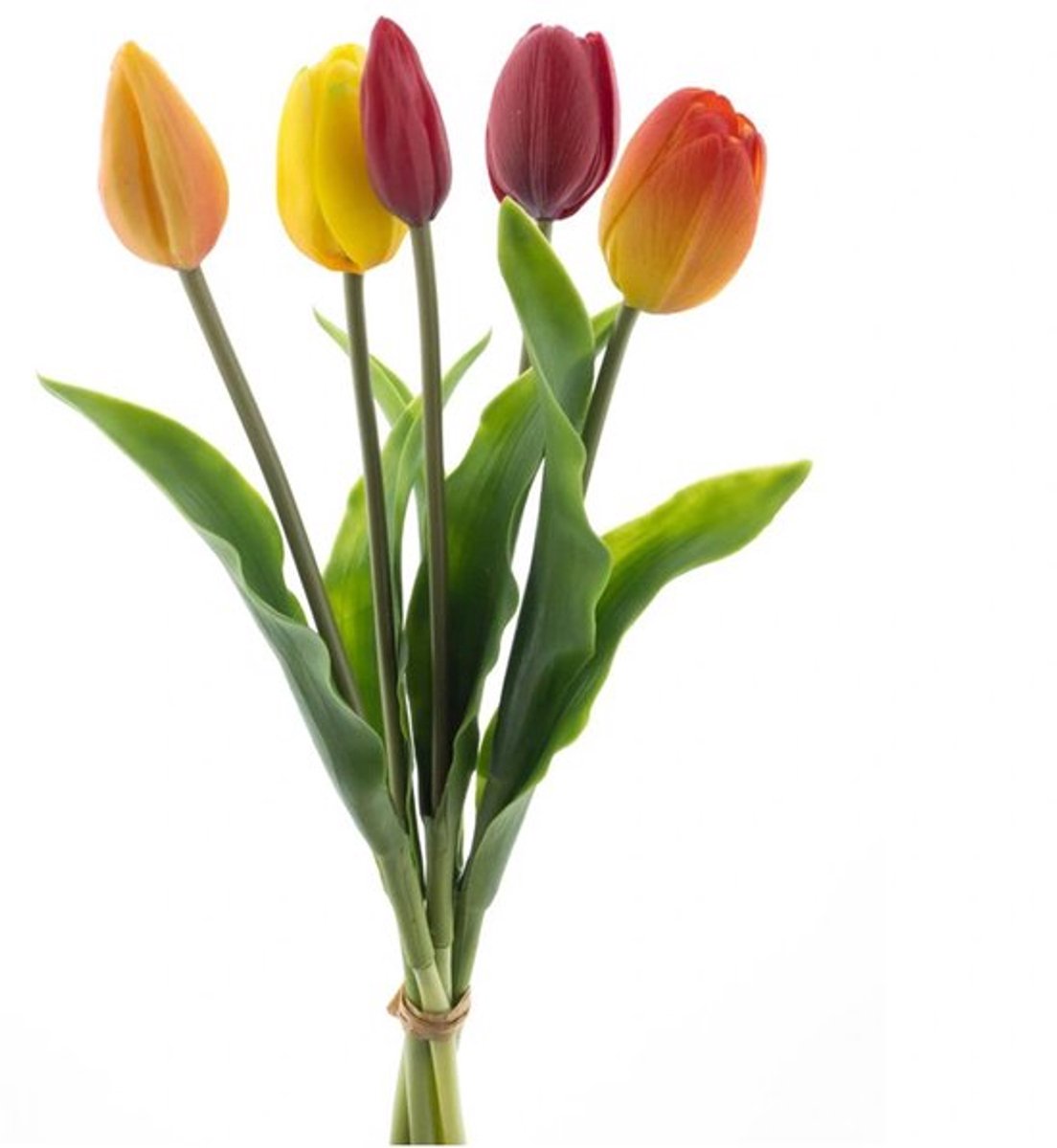 Erutan avon Real Touch Tulips - Ligth Pink - Real Touch Tulpen - rood -oranje-geel - Tulpen - Kunstbloemen - Kunst Tulpen - Kunst Boeket - Tulp - 40 CM - Zijden Bloemen - Latex Bloem - Bruiloft - Voorjaar - Lente