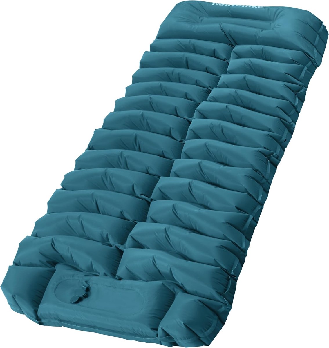 Thijox - Ultralicht Campingluchtmatras met Voetpomp en Kussen - Ideaal voor Fietsen, Wandelen en Kamperen - Eenvoudig Op te Blazen, Compact en Comfort