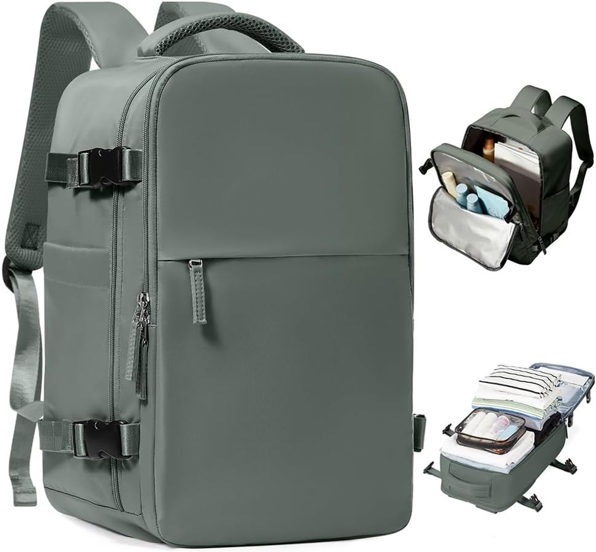 SnelShoppen - Ryanair Rugzak 40x30x20 Handbagage Wizz Air 40x20x30 Vrouwen Vliegtuig Reisrugzak Waterdichte Handbagage Tassen Heren 14 inch PC Sportie