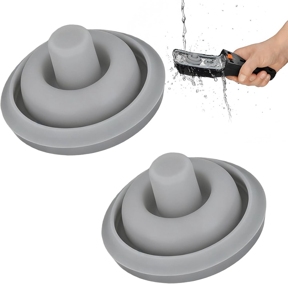 Siliconen afdichtring voor snelkookpan, geschikt voor Perfect en Perfect Plus, 2.5 L - 8.5 L, diameter 18 cm en 22 cm, vervangingsonderdeel voor optimale kookresultaten
